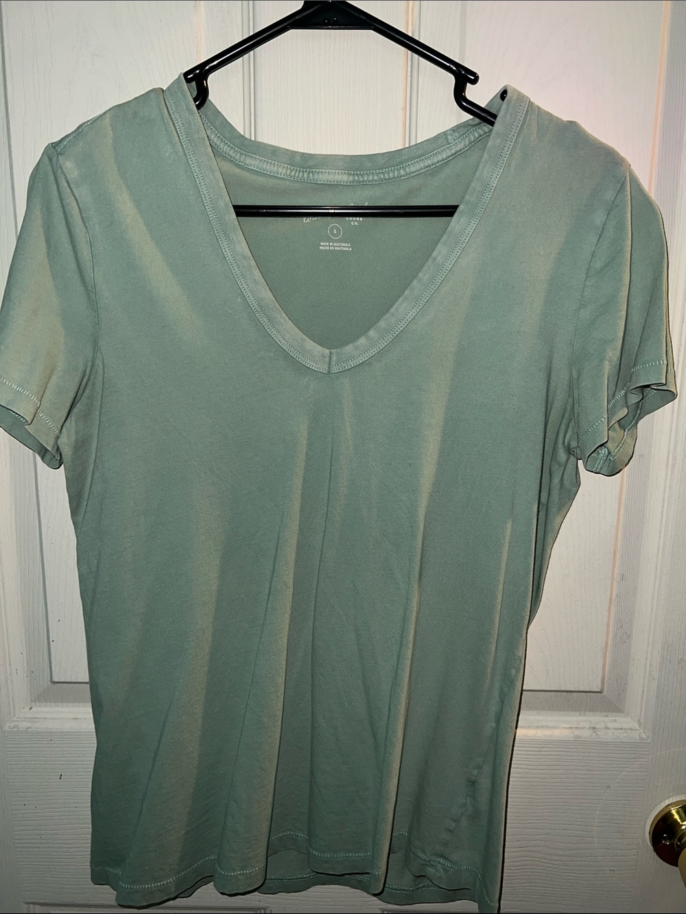 Women's V-Neck Tee - Sage Green